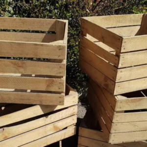 Wooden Bushel Crate